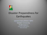 Disaster Preparedness for Earthquakes