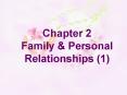 Chapter 2 Family PowerPoint PPT Presentation