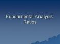 Fundamental Analysis: Ratios PowerPoint PPT Presentation