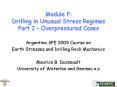 Module F: Drilling in Unusual Stress Regimes Part I  PowerPoint PPT Presentation