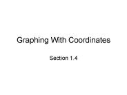 Graphing With Coordinates
