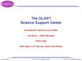 The GLAST Science Support Center PowerPoint PPT Presentation