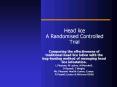 Head lice A Randomised Controlled Trial PowerPoint PPT Presentation