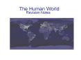 The Human World PowerPoint PPT Presentation