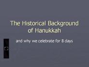 The Historical Background of Hanukkah