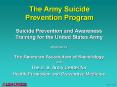 The Army Suicide Prevention Program PowerPoint PPT Presentation
