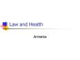 Law and Health PowerPoint PPT Presentation