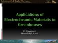 Applications of Electrochromic Materials in Greenhouses PowerPoint PPT Presentation