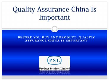 China Inspection Company