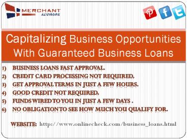 Business Loans