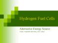 Hydrogen Fuel Cells PowerPoint PPT Presentation