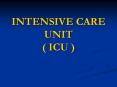 INTENSIVE CARE UNIT ( ICU ) PowerPoint PPT Presentation