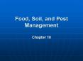 Food, Soil, and Pest Management PowerPoint PPT Presentation