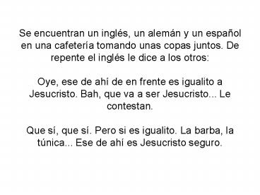 Se encuentran un ingl