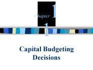 Capital Budgeting Decisions