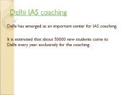 Delhi IAS Coaching