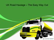 UK Road Haulage – The Easy Way Out