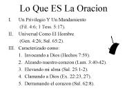 Lo Que ES La Oracion
