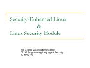 Security-Enhanced Linux