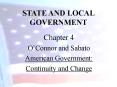 STATE AND LOCAL GOVERNMENT PowerPoint PPT Presentation