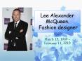 Lee Alexander McQueen. Fashion designer PowerPoint PPT Presentation