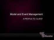 Model and Event Management