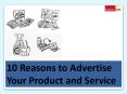 10 reasons to advertise your product and service - matchbox india PowerPoint PPT Presentation