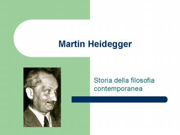 Martin Heidegger