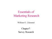 Essentials of Marketing Research William G. Zikmund
