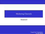 Marketing Channels
