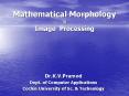 Mathematical Morphology in Image Processing PowerPoint PPT Presentation