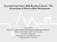Assessing Your Farm's Risk-Bearing Capacity: The Foundation of Effective Risk Management PowerPoint PPT Presentation