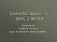 Coded Modulation in Fading Channels PowerPoint PPT Presentation