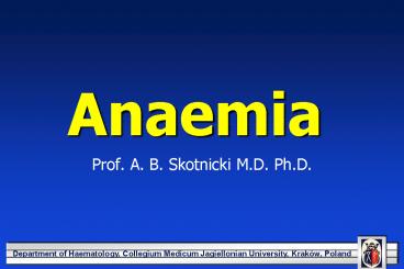 Anaemia