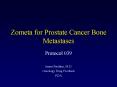 Zometa for Prostate Cancer Bone Metastases PowerPoint PPT Presentation