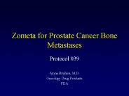 Zometa for Prostate Cancer Bone Metastases