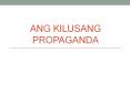 Ang Kilusang Propaganda PowerPoint PPT Presentation