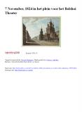 7 November, 1824 in het plein voor het Bolshoi Theater - Artisoo.com PowerPoint PPT Presentation