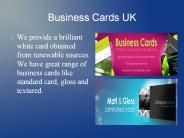 Business cards UK