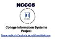 College Information Systems Project PowerPoint PPT Presentation