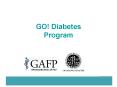 GO! Diabetes Program PowerPoint PPT Presentation