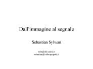 Dall'immagine al segnale