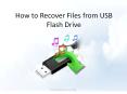 How to Recover Files from USB Flash Drive on Mac or Windows PowerPoint PPT Presentation