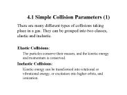 4.1 Simple Collision Parameters (1)