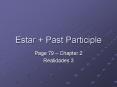 Estar   Past Participle PowerPoint PPT Presentation
