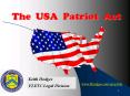 The USA Patriot Act PowerPoint PPT Presentation