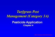 Turfgrass Pest Management (Category 3A)