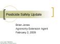 Pesticide Safety Update PowerPoint PPT Presentation