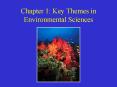 Chapter 1: Key Themes in Environmental Sciences PowerPoint PPT Presentation