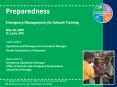 Preparedness  Emergency Management for Schools Training May 10, 2007 St. Louis, MO PowerPoint PPT Presentation